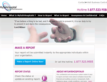 Tablet Screenshot of mysafehospital.com